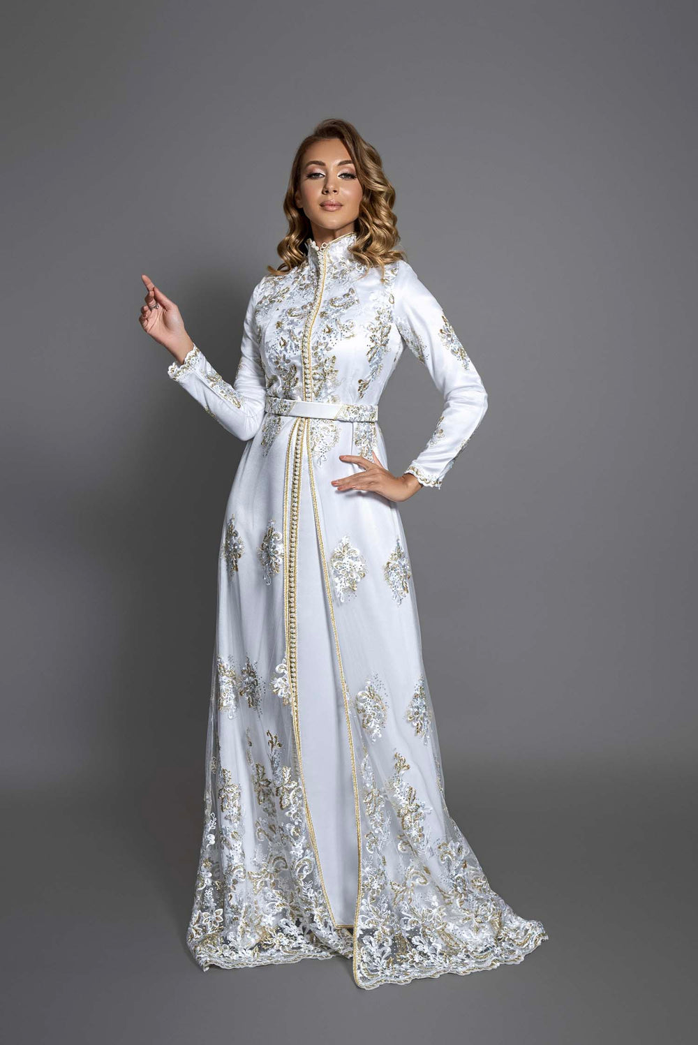 CAFTAN DAKOTA BLANCA