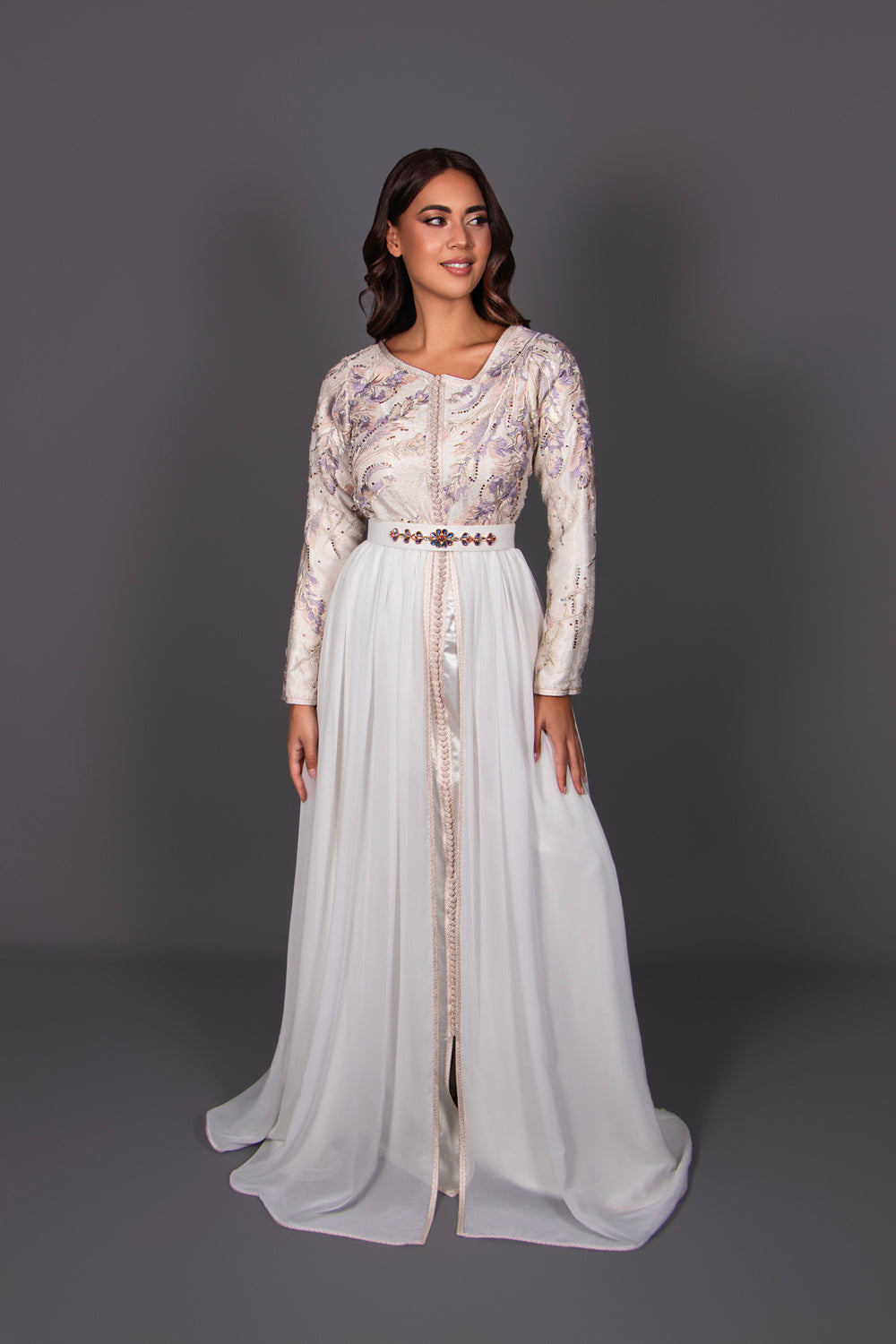 CAFTAN LOUJEYNA MAUVE