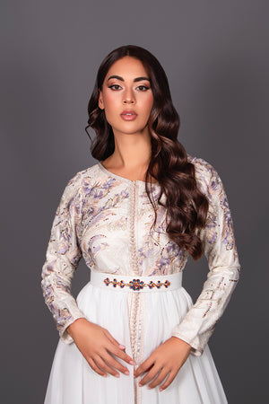 CAFTAN LOUJEYNA MAUVE