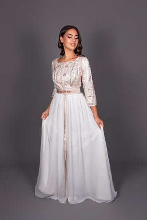 CAFTAN PETALE D'IVOIRE