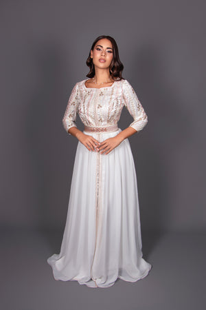 CAFTAN PETALE D'IVOIRE