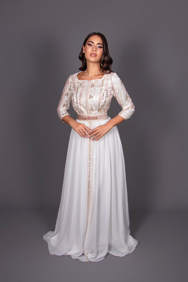 CAFTAN PETALE D'IVOIRE