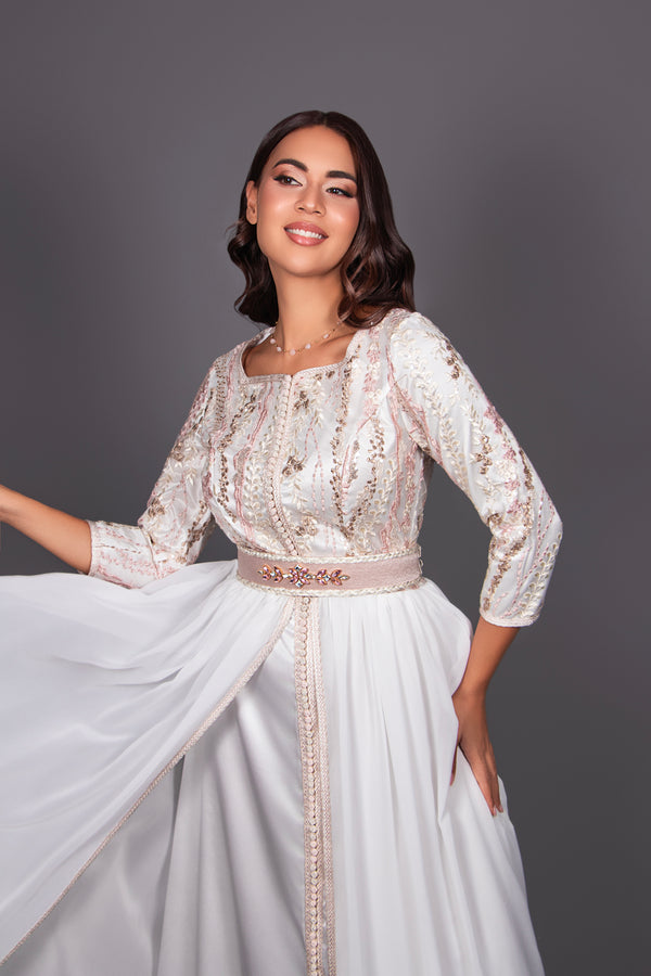 CAFTAN PETALE D'IVOIRE