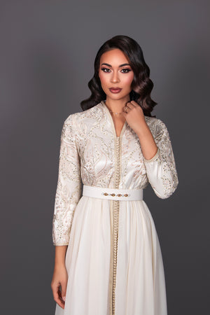 CAFTAN BRUME DE BEIGE