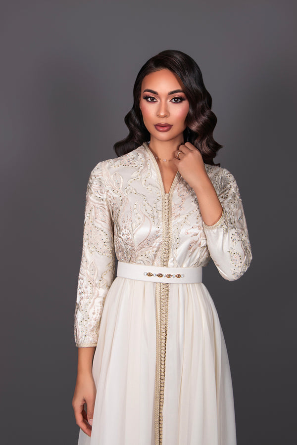 CAFTAN BRUME DE BEIGE