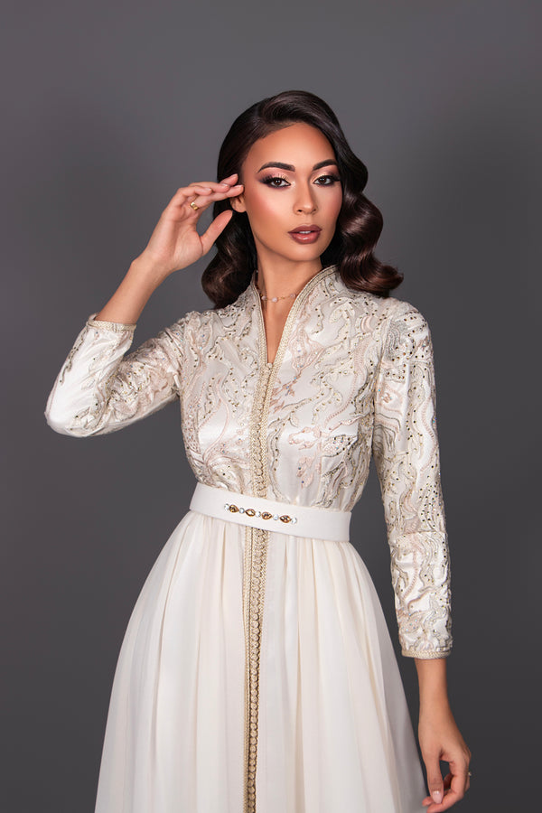 CAFTAN BRUME DE BEIGE