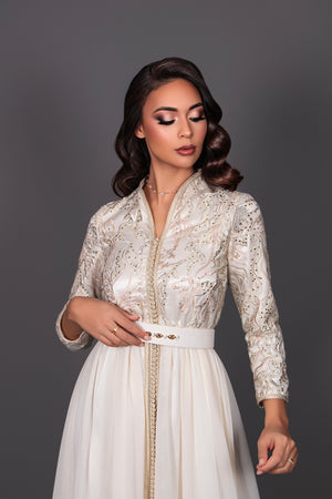 CAFTAN BRUME DE BEIGE