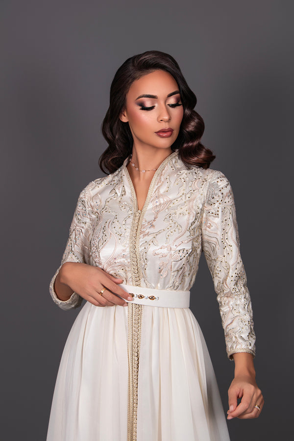 CAFTAN BRUME DE BEIGE