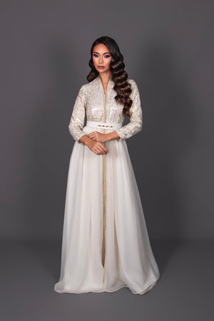 CAFTAN BRUME DE BEIGE