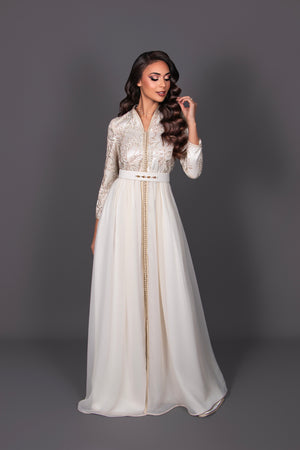 CAFTAN BRUME DE BEIGE