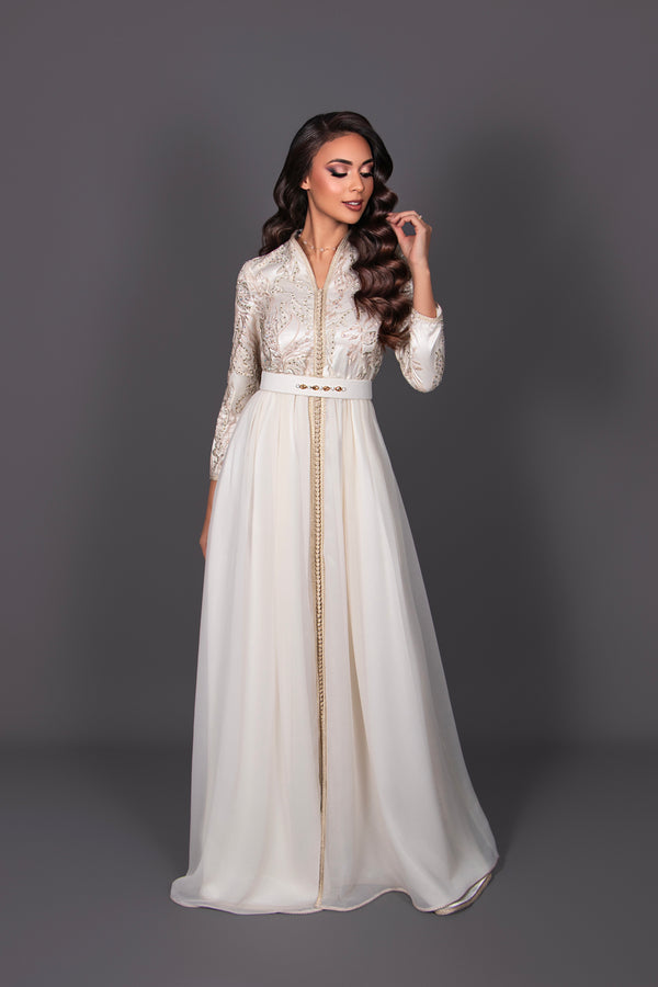 CAFTAN BRUME DE BEIGE