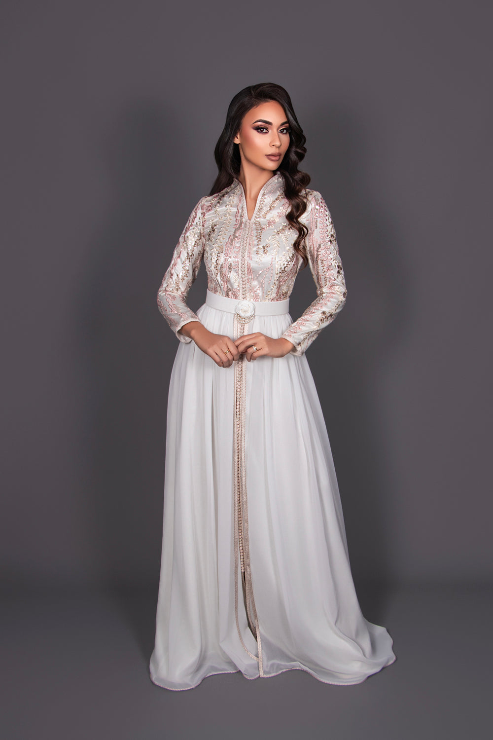 CAFTAN BRUME DE ROSE