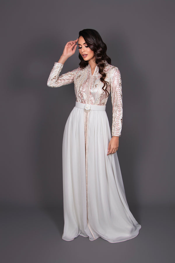 CAFTAN BRUME DE ROSE