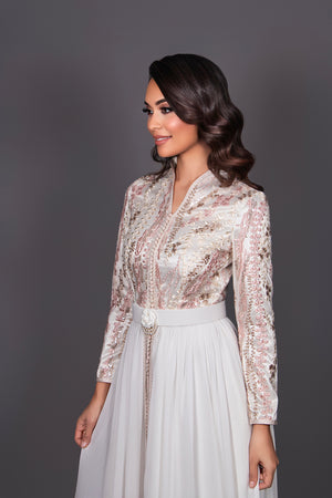 CAFTAN BRUME DE ROSE