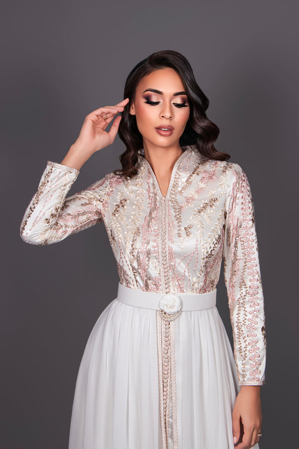 CAFTAN BRUME DE ROSE