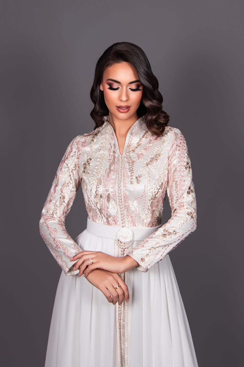 CAFTAN BRUME DE ROSE