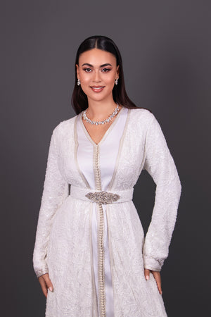 Caftan Ameera – Takchita de mariage| Caftan Marocain Femme