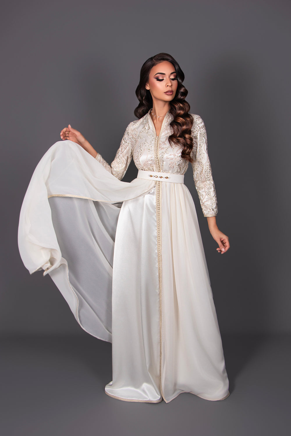 CAFTAN BRUME DE BEIGE