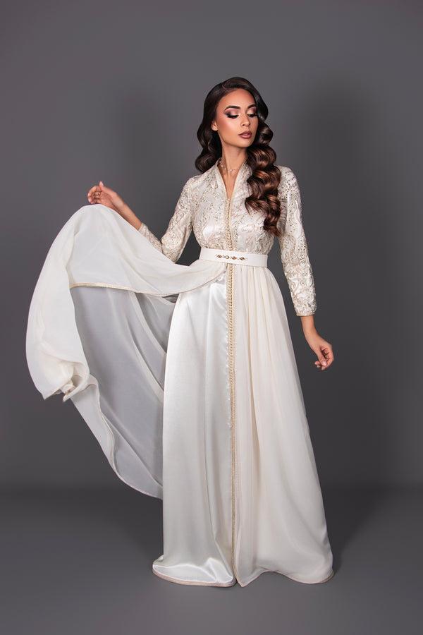 CAFTAN BRUME DE BEIGE