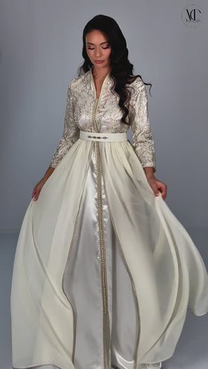 CAFTAN BRUME DE BEIGE