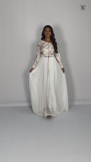 CAFTAN LOUJEYNA MAUVE